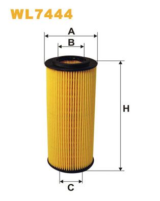 WIX FILTERS alyvos filtras WL7444